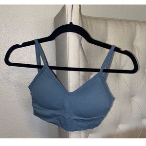 Blue Sports Bra